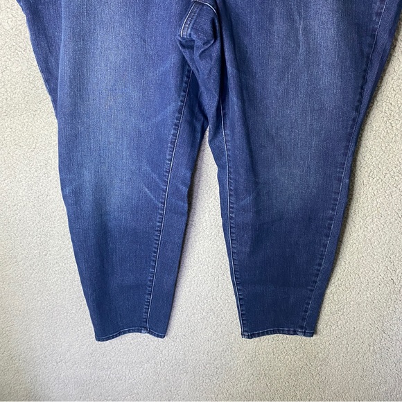 ) Talbots Flawless Pull On Jeggins Womens Size 22 W Denim Jeans Blue Pants - Picture 2 of 9